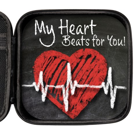 ZESTAW PREZENTOWY DLA ZAKOCHANYCH - MY HEART BEATS FOR YOU