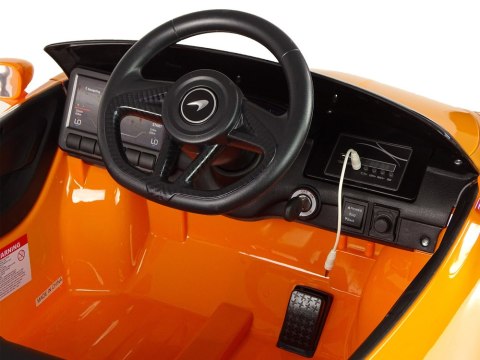 AUTO NA AKUMULATOR MCLAREN GT 12V POMARAŃCZOWY LAKIEROWANY