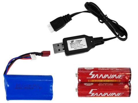 AUTO RAJDOWE ZDALNIE STEROWANE NIEBIESKIE 2.4G 1:18 35 KM/H KONTROLA PRĘDKOŚCI