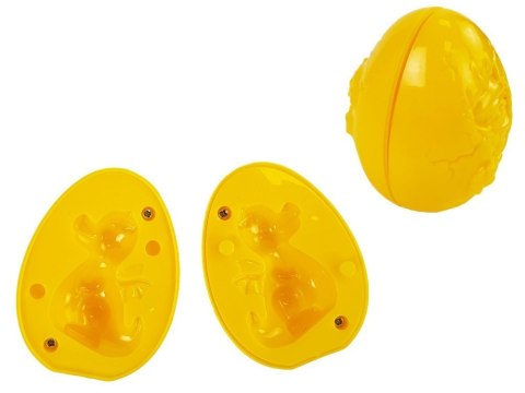 CIASTOLINA DINOZAURY JAJKA FOREMKA 12 ELEMENTÓW 4 KOLORY