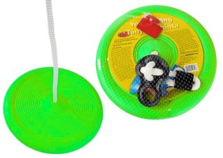 HUŚTAWKA OKRĄGŁA TALERZ OGRODOWA DLA DZIECI 423 ZIELONA