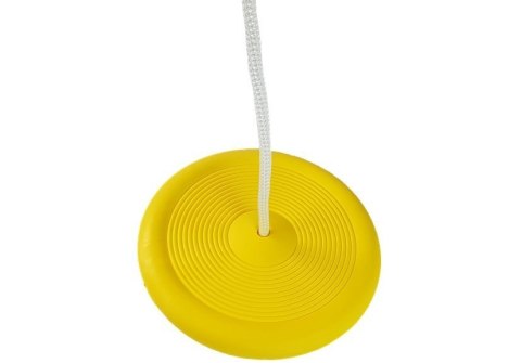 HUŚTAWKA OKRĄGŁA TALERZ OGRODOWA DLA DZIECI 423 ŻÓŁTA