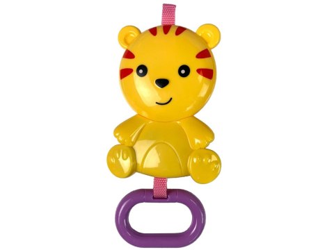 KOŁYSKA BUJACZEK FOTELIK KRZESEŁKO 2W1 NIEBIESKI TYGRYSA DŹWIĘKI WIBRACJA