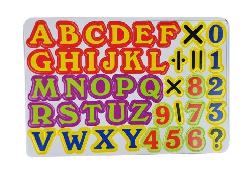 STOLIK EDUKACYJNY Z PROJEKTOREM KRZESEŁKO KREDKI MAGNESY LITERKI I CYFRY