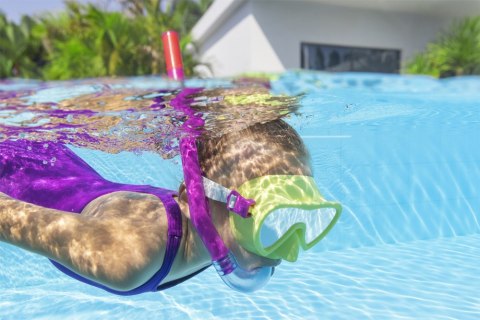 ZESTAW DO NURKOWANIA ŻÓŁTY MASKA, PŁETWY, RURKA BESTWAY 25039