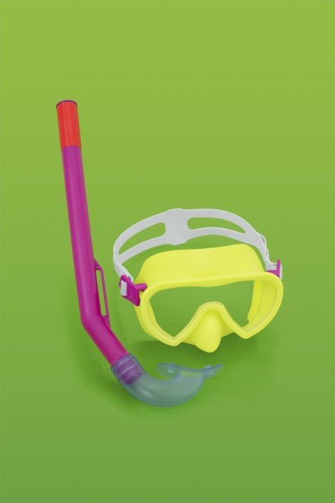 ZESTAW DO NURKOWANIA ŻÓŁTY MASKA, PŁETWY, RURKA BESTWAY 25039