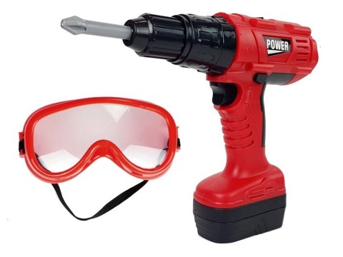 ZESTAW NARZĘDZI DLA MAJSTERKOWICZA SKRZYNKA WIERTARKA MŁOTEK