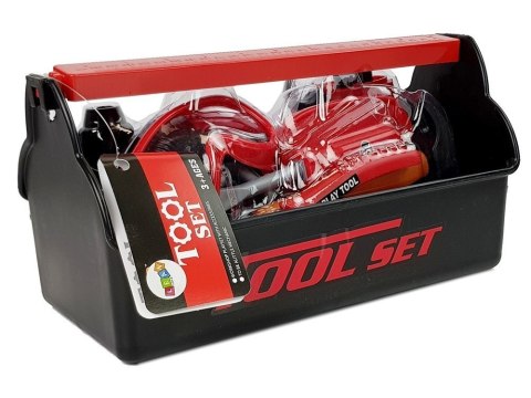 ZESTAW NARZĘDZI DLA MAJSTERKOWICZA SKRZYNKA WIERTARKA MŁOTEK