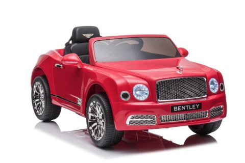 AUTO NA AKUMULATOR BENTLEY MULSANNE CZERWONY LAKIEROWANY