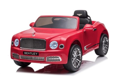 AUTO NA AKUMULATOR BENTLEY MULSANNE CZERWONY LAKIEROWANY