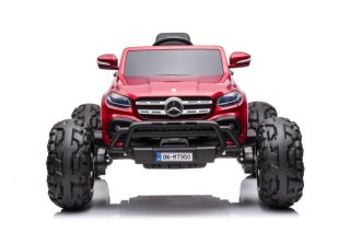 AUTO NA AKUMULATOR MERCEDES DK-MT950 4X4 CZERWONY LAKIEROWANY