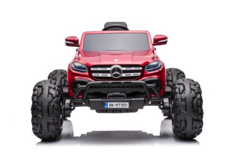 AUTO NA AKUMULATOR MERCEDES DK-MT950 4X4 CZERWONY LAKIEROWANY