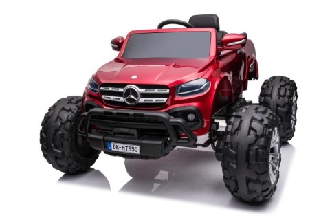 AUTO NA AKUMULATOR MERCEDES DK-MT950 4X4 CZERWONY LAKIEROWANY