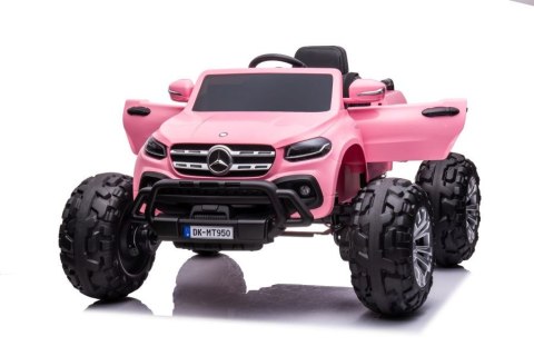 AUTO NA AKUMULATOR MERCEDES DK-MT950 4X4 JASNY RÓŻ