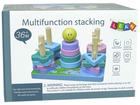 DREWNIANE KLOCKI SORTER MORSKI ŚWIAT KORALIKI EDUKACYJNE