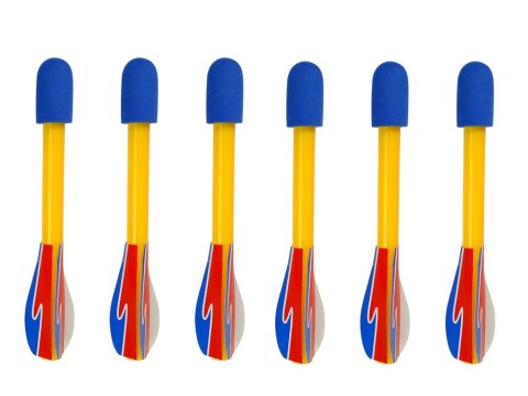 ŁUK SPORTOWY DUŻY ZASIĘG 6 STRZAŁ DLA DZIECI NIEBIESKO-CZARNY