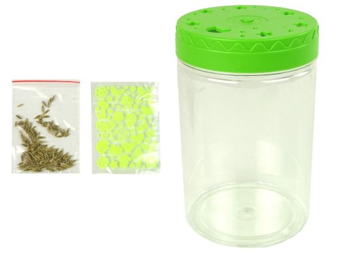 OGRÓD DINOZAURÓW W SŁOIKU ŚWIATŁO NAKLEJKI KREATYWNE