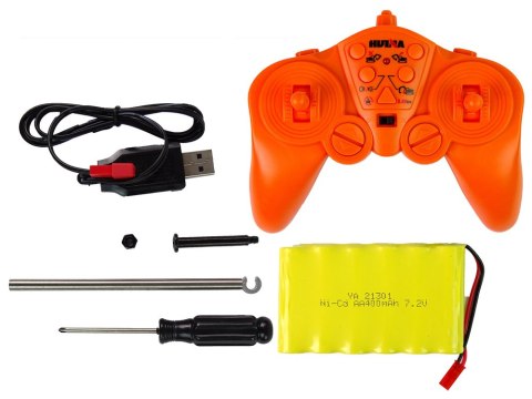 PROFESJONALNA KOPARKA GĄSIENICOWA R/C 15 FUNKCJI 2,4G 1:14 ZDALNIE STEROWANA