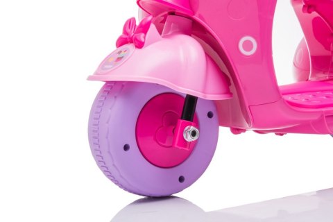 SKUTER LODZIARNIA TRÓJKOŁOWY JT5258 RÓŻOWY