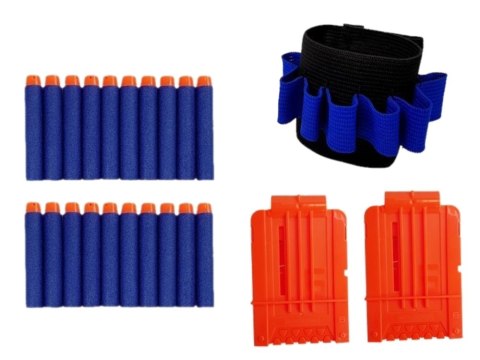 STRÓJ KOMANDOSA POLICJANT KOSTIUM NABOJE OKULARY CHUSTA KAMIZELKA