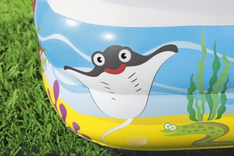 BASEN DMUCHANY DLA DZIECI Z DASZKIEM 140 X 140 X 114 CM BESTWAY 52192