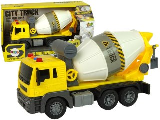 BETONIARKA ŻÓŁTA OBROTOWA GRUSZKA DŹWIĘK ŚWIATŁA 1:16