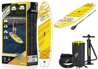 DESKA SUP HYDRO-FORCE ŻÓŁTA 320 X 76 X 12 CM BESTWAY 65348