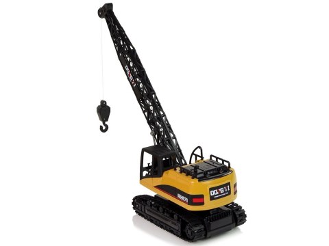 DŹWIG ŻURAW 1:12 ZDALNIE STEROWANY 2,4 GHZ BUDOWA ŚWIATŁA