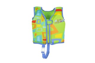 KAMIZELKA DO NAUKI PŁYWANIA ZIELONA 51 CM BESTWAY 32176