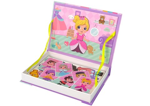 MAGNETYCZNA UKŁADANKA KSIĄŻKA PRZEBIERALNIA KOSTIUMY