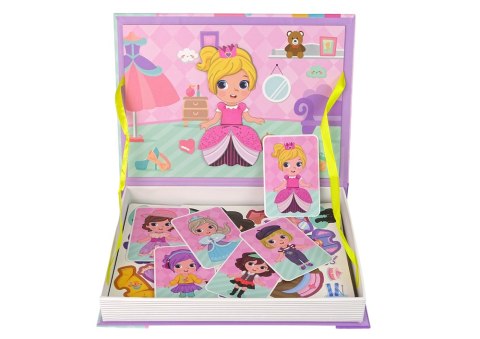 MAGNETYCZNA UKŁADANKA KSIĄŻKA PRZEBIERALNIA KOSTIUMY