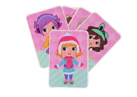 MAGNETYCZNA UKŁADANKA KSIĄŻKA PRZEBIERALNIA KOSTIUMY