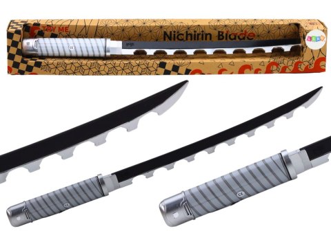 MIECZ SAMURAJSKI NICHIRIN NA BATERIE WYGODNA RĘKOJEŚĆ CZARNY DŹWIĘK