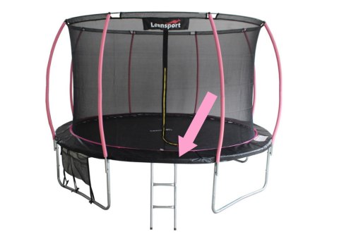OSŁONA NA SPRĘŻYNY DO TRAMPOLINY SPORT MAX 12FT CZARNO-RÓŻOWA