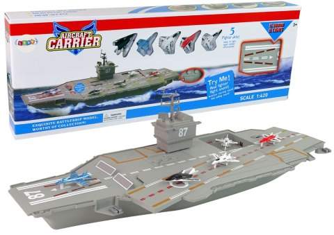 STATEK LOTNISKOWIEC ODRZUTOWCE 5 SZT DŹWIĘK ŚWIATŁA