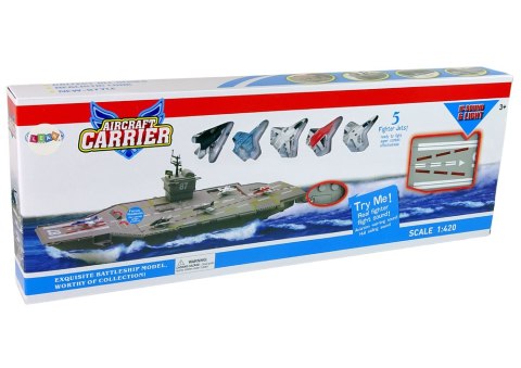 STATEK LOTNISKOWIEC ODRZUTOWCE 5 SZT DŹWIĘK ŚWIATŁA