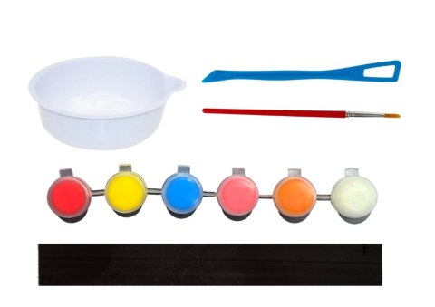 ZESTAW DIY DO MALOWANIA ŚWIECĄCE SOWY GIPS MAGNESY