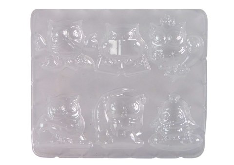 ZESTAW DIY DO MALOWANIA ŚWIECĄCE SOWY GIPS MAGNESY