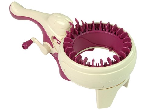 ZESTAW KREATYWNY MASZYNKA DO ZAPLATANIA TKANIA 5 KOLORÓW NICI