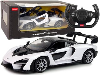 AUTO R/C MCLAREN SENNA RASTAR 1:14 BIAŁY NA PILOTA
