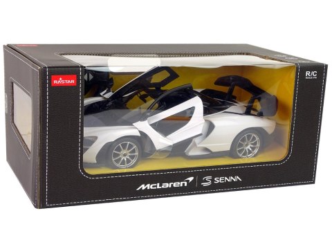 AUTO R/C MCLAREN SENNA RASTAR 1:14 BIAŁY NA PILOTA