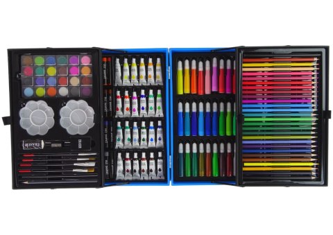 DUŻY ZESTAW ARTYSTYCZNY W WALIZCE 145 ELEMENTÓW JEDNOROŻEC