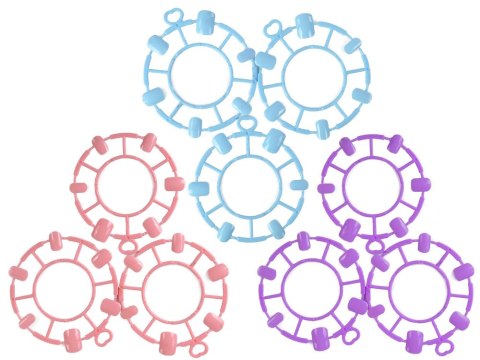 DUŻY ZESTAW DO MALOWANIA PAZNOKCI LAKIERY NAKLEJKI SEPARATORY