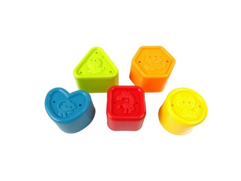 EDUKACYJNE WIADERKO KUBECZKI PIRAMIDKA ŁÓDKI SORTER DO KĄPIELI