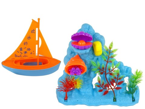 GRA ZRĘCZNOŚCIOWA ZESTAW DO ŁOWIENIA 11 SZT. RYBEK AKCESORIA ŁÓDKA