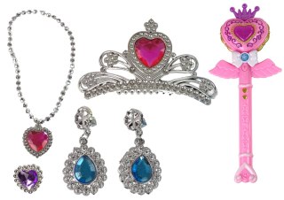 INTERAKTYWNA MAGICZNA RÓŻDŻKA PROJEKTOR RÓŻOWA AKCESORIA WRÓŻKA