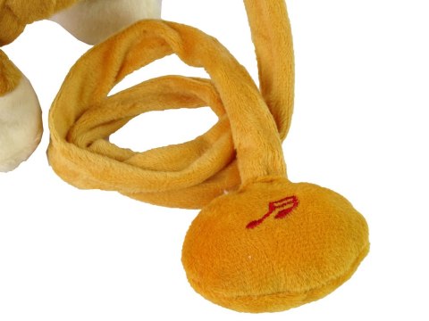 KONIK MASKOTKA INTERAKTYWNA KOŃ JASNOBRĄZOWY JASNA GRZYWA MUZYKA