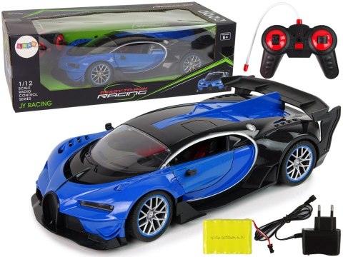 OGROMNE AUTO SPORTOWE R/C 1:12 PILOT AKUMULATOR ZDALNIE STEROWANE