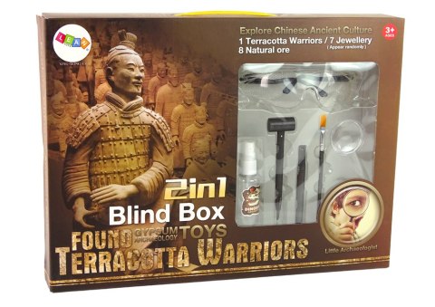 ZESTAW ARCHEOLOGICZNY 2W1 RÓŻNE KRYSZTAŁY SKARBY