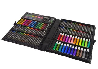 ZESTAW ARTYSTYCZNY DO MALOWANIA WALIZKA 168 ELEMENTÓW
